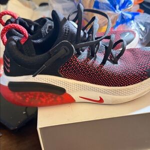 Nike Kids Black and Red Sneakers